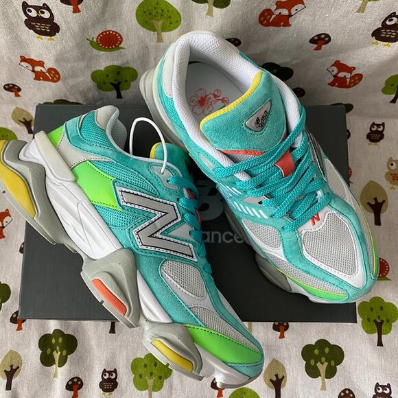New Balance Cyan Burst Low Top Sneakers Men